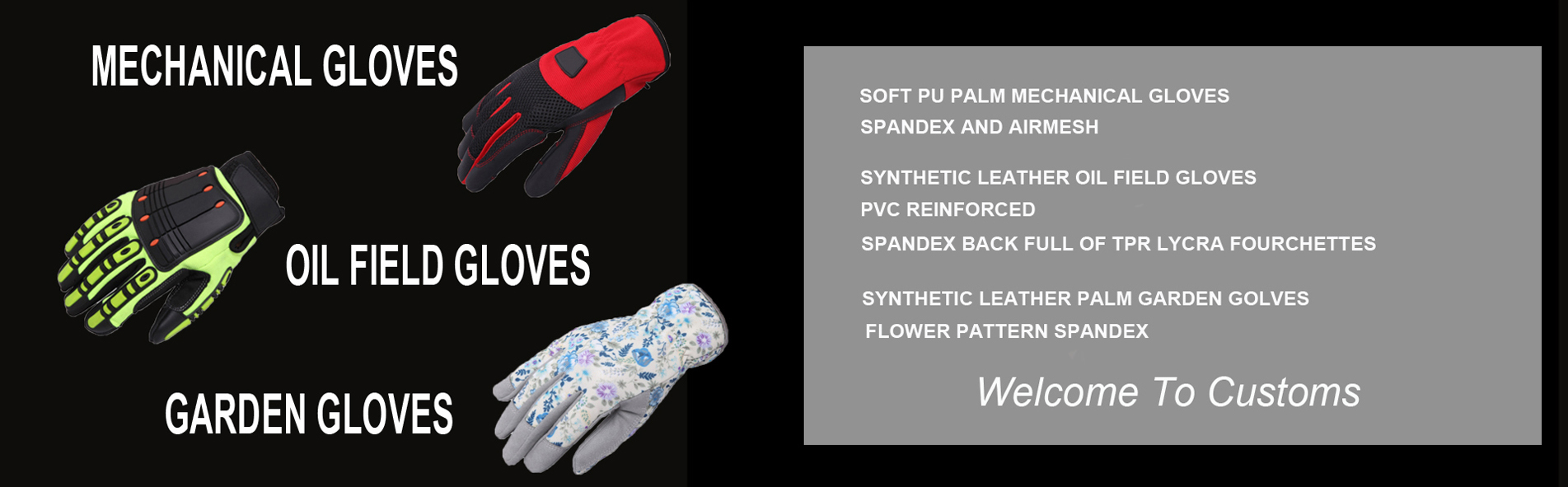 Mechanical gloves oil field gloves garden gloves